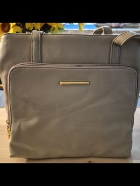 Worthington Taupe Women's Tote Bag with Front Pocket